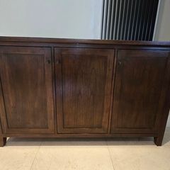 Solid hardwood sideboard
