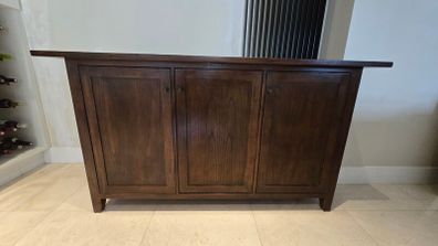 Solid hardwood sideboard