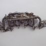 a vintage silver chinese filigree brooch Image 3
