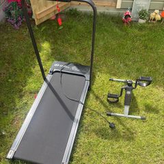 Home Fitness Code Folding Treadmill + Free Pedal Exerciser