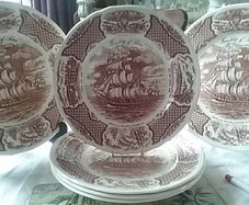 Friendship of Salem Brown Dinner Plates