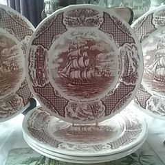 Friendship of Salem Brown Dinner Plates