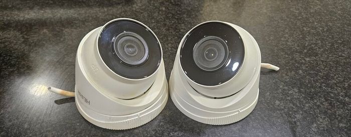 Pair of HiLook IPC-T240H 4MP PoE Outdoor Security Cameras (by Hikvision