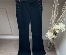 INC Black Flared Jeans