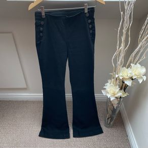 INC Black Flared Jeans