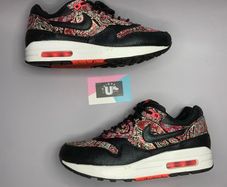 Nike Air Max 1 Premium Leather Paisley Liberty Black