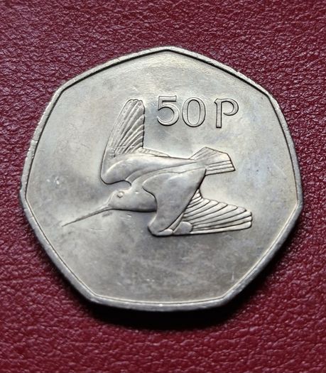 Ireland 1983 50P Fifty Pence Excellent coin