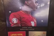 Lamine Yamal printed canva with signature