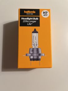 Halfords H7 Headlight Bulb