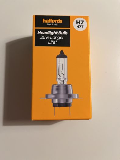 Halfords H7 Headlight Bulb