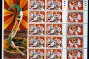 2002 Ireland Europa Circus (41c Clown &amp; 44c Lady on Horse) Commemorative Stamp Sheetlet Mint Never Hinged (MNH)