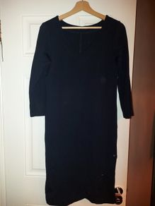 navy dress Danhen