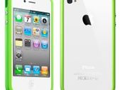 iPhone 4/ 4S Bumper Case Hard Plastic Rubber with Metal Buttons for Apple Iphone 4/4S Free Screen Protector Front Back