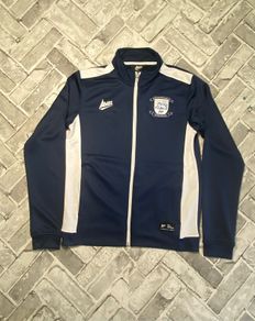 Preston North End FC Avec Mens Full Zip Tracksuit Jacket Size Small