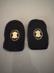 New Leather Heel spur pads orthotic support Size 3-6UK
