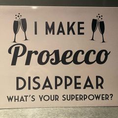 Prosecco Tin Metal sign 1