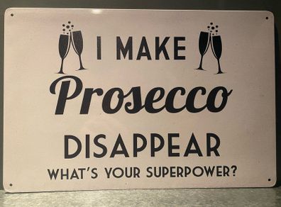 Prosecco Tin Metal sign 1