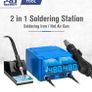 800W SMD Soldering Station Quick Heat Electric Hot Air Gun 2 in 1 Led Display Electric Soldering Iron BGA Rework Welding Station Image 3