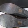 SALE!  Girls' Black Studded Satin Pumps Image 8