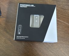 Porsche Key sides (sides only) in black plastic