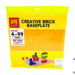 LELE Large Orange Creative Brick Base Plate Compatible With Lego 32 By 32 Studs Dots DIY Baseplate Compatible With Lego Building Blocks Series Toys for Children