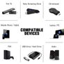 Home theatre projector, 100inch screen and cable adapters Image 2