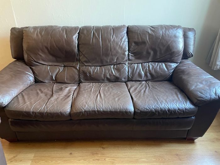 Leather sofas