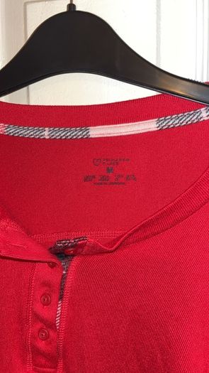 Red PJ top size M