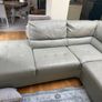 Leather L seater sofa Image 2