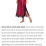 Designer Oscar de la Renta Pink Label  Red maxi night dress size  S UK10/12 EU38/40 Postage included Image 2