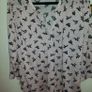 H&M Salmon Pink Hummingbird Blouse , UK 18 , Excellent Condition Image 2