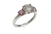 Vintage 925 Sterling Silver CZ Ring