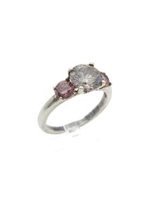 Vintage 925 Sterling Silver CZ Ring