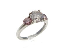 Vintage 925 Sterling Silver CZ Ring