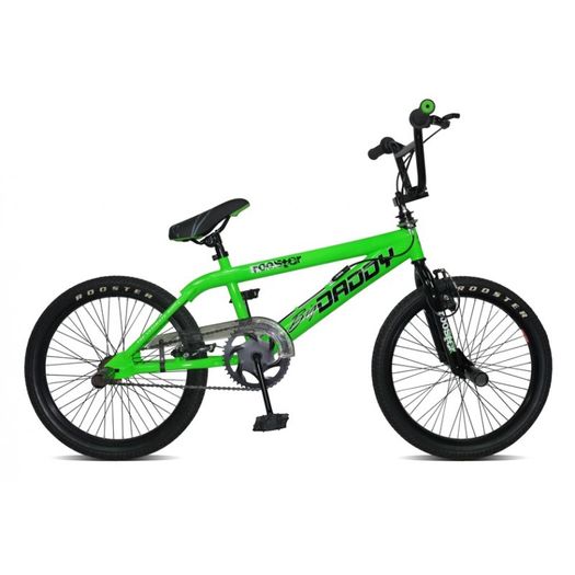 11" Rooster BIG DADDY, 20" Spoked Wheel, Neon Green/Black