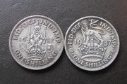 Great Britain. George VI. 2@Silver Shilling (1937)
