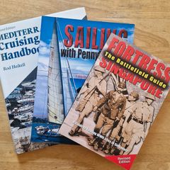 3-Book Non-Fiction Bundle: Sailing, Maritime & Military History (Singapore, Rod Heikell, Penny Whiting)