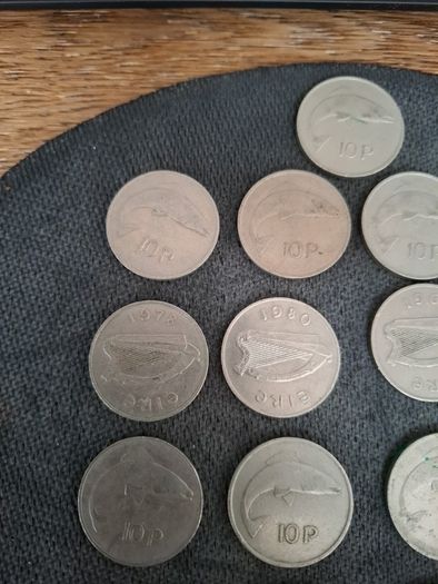 Irish 10 pence coin