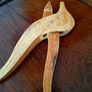 Folk art bird shaped nutcracker Image 2