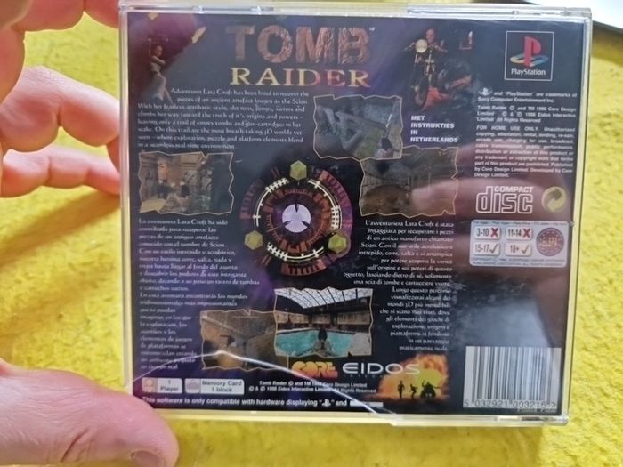 Tomb Raider PlayStation1 Ps1 PlayStation2 Ps2 Games Original