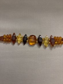 Baltic amber bracelet (19 cm plus 2 cm extension )