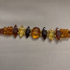 Baltic amber bracelet (19 cm plus 2 cm extension )