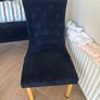 Oak round extending dining table with bench & chair Image 5