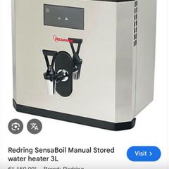 Hot water