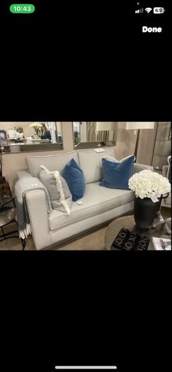 Brand new Snuggler ArmChair and 2seater Bespoke designer sofa