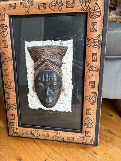 2 African Wall Decorations.