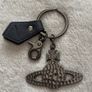 Vivienne Westwood Orb Hammered Keyring Image 2