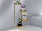 Metal Plant Display Holder,4 Tiers Flower Pot Stand