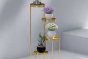 Metal Plant Display Holder,4 Tiers Flower Pot Stand