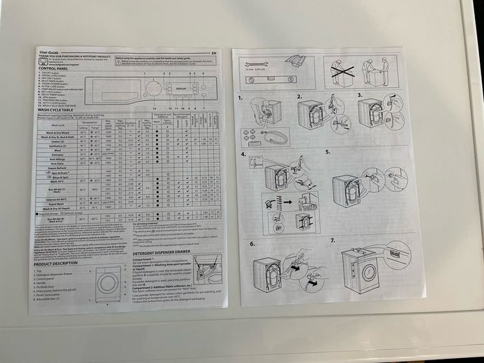 Hot Point Washer Dryer